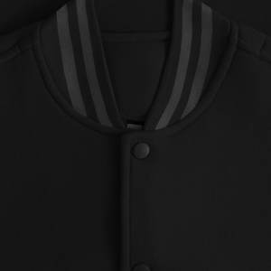 Chaqueta de invierno nueva para hombre, estilo universitario, tipo bomber, de béisbol, con cuerpo blanco y mangas de cuero azul, 2026 - Product Image 4