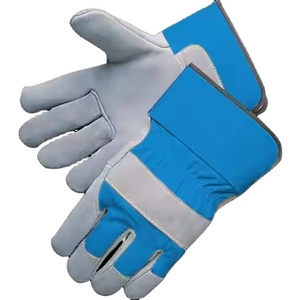 Cowhide Split Leather High Quality CE Certified Heat Resistant <b>Powder</b>-Free Working Gloves Soft Comfortable Heavy Safety Gloves - Product Image 6