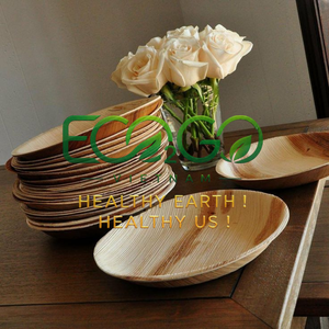 Biodegradable Areca Leaf Dinnerware Palm Leaf Plates Bowls and <b>Trays</b> Wholesale From Eco2go Vietnam - Product Image 6