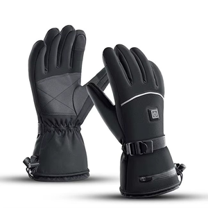 Mitaines de ski thermiques rembourrées, compatibles écran tactile, imperméables, en polyester, pour hommes, pour le snowboard et les sports d'hiver - Product Image 1