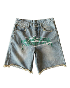 Shorts en jean personnalisés pour hommes, en pur coton, style droit, vêtements de marque d'été, fabriqués au Pakistan pour garçons - Product Image 1