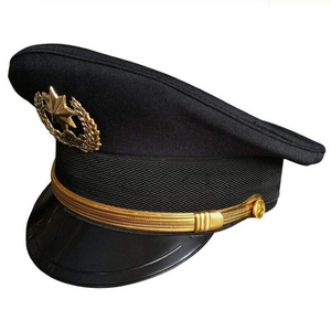 Gorra de Etiqueta Personalizable 100% Algodón para Oficiales, Gorra Ceremonial para Uniformes, Precio Económico, OEM Personalizado - Product Image 1