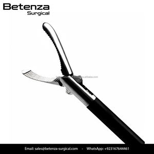 Pinza de Presión Laparoscópica Recta, Atraumática, de Acero Inoxidable, Autoclavable, Instrumento Quirúrgico - Product Image 3