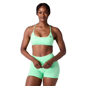 Sujetador Deportivo Sin Costuras con Espalda Abierta y Tirantes para Mujer, Alta Elasticidad, para Yoga, Fitness, Gimnasio, Entrenamiento, Ropa Deportiva, OEM Personalizado - Product Image 1