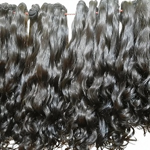 Extensions de cheveux vierges Remy d'Inde du Sud, double trame, double épaisseur, closure machine - Product Image 4