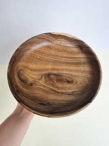 Handcrafted <b>Walnut</b> Wood Bowl for Kitchen Decor and <b>Table</b> Serving - Product Image 4