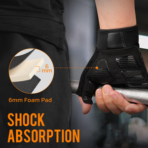 Gants de musculation respirants en microfibre avec paume rembourrée, antidérapants, pour entraînement fitness, powerlifting et musculation - Product Image 2