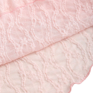 Women's Pink <b>Lace</b> Strapless Tank <b>Top</b> with Bow Front Breathable & Quick Dry Sweet Style Summer Casual Party Wear - Product Image 4