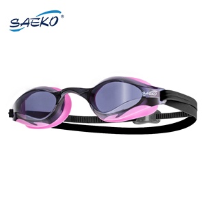 Gafas de Natación SAEKO Taiwan para Competición, Antivaho, Protección UV, 5 Colores, Talla Adulto, Puente Nasal Intercambiable - Product Image 2