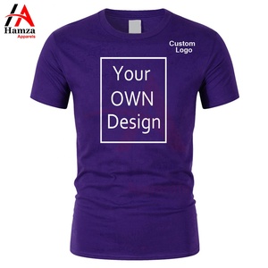 Venta al por mayor blanco 100% algodón cuello manga corta ecológico transpirable secado rápido camiseta para hombres diseño personalizable Logo Hamza - Product Image 5