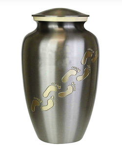 Urna Funeraria de Latón Pulido Brillante para Cenizas de Adultos, Estilo Americano/Europeo - Product Image 5