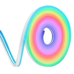 16.4 ft RGB IC LED Neon <b>Rope</b> <b>Light</b> Flexible Strip with App/Remote Control Works with Alexa Google Assistant Customized PCB Width - Product Image 1