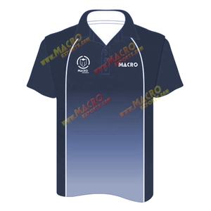 Polo de poliéster de malla 100% personalizado, camisa de sublimación, diseño tu propio - Product Image 2