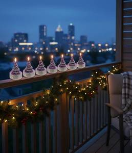 เทียนตกแต่งรูปต้นสน / เทียนรูปต้นคริสต์มาส - Product Image 3