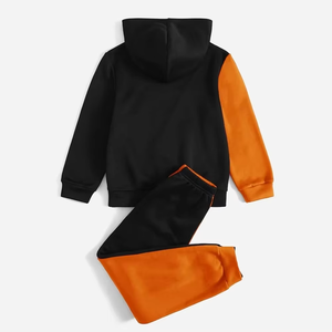 Ensemble 2 pièces pour homme, sweat à capuche décontracté et pantalon long, couleur unie, coton, coupe ample, pour vêtements de sport d'hiver - Product Image 6