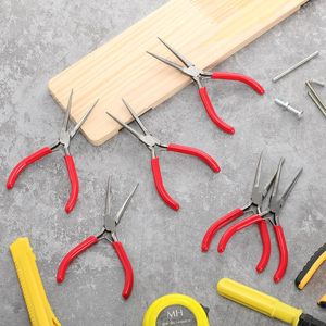 10 Pcs Stainless Steel Mini Needle Nose <b>Pliers</b> <b>Set</b> 6 Inch Long Tip Precision Tool for Jewelry Making Wire Wrapping DIY - Product Image 2