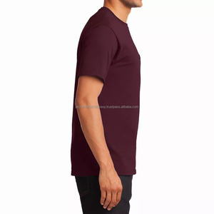 Custom logo cotton <b>pocket</b> <b>t</b> <b>shirt</b> for <b>men</b> with soft breathable fabric and personalized chest print available from manufacturer - Product Image 3