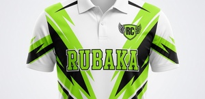 Camiseta Polo Deportiva Personalizada Negra y Verde, Uniforme de Golf Transpirable de Manga Corta, Ropa Deportiva OEM ODM al por Mayor - Product Image 3