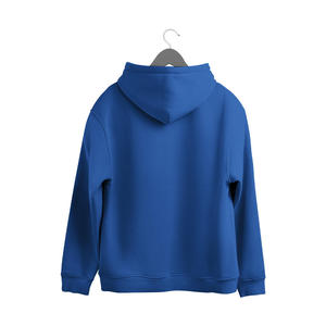 เสื้อฮู้ดผู้ชายแบบสวมหัว พิมพ์ลายตามสั่ง โลโก้ส่วนตัว บริการ ODM ผ้าโพลีเอสเตอร์ผสมคอตตอน ระบายอากาศได้ดี คุณภาพพรีเมียม - Product Image 3