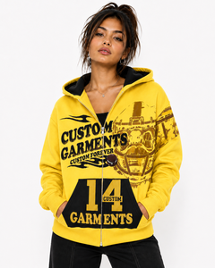 Chaqueta con capucha de felpa con cremallera para mujer, ropa exterior, venta al por mayor hoy - Product Image 2