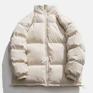 Chaqueta Acolchada Ultraligera de Lujo para Hombre, Personalizada OEM, con Cuello Alto, Logotipo Frontal y Cierre de Cremallera, para Invierno - Product Image 5