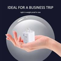 Chargeur mural rapide double port 20W PD QC3.0, adaptateur secteur multi-prises EU US UK AU, certifié CE FCC ETL pour téléphones et tablettes