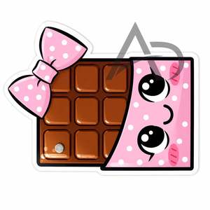 Acrylic Chocolate With Bow <b>Lash</b> Tile Sustainable Custom Logo Private Label Eyelash <b>Extension</b> Holder Beauty Instrument - Product Image 2