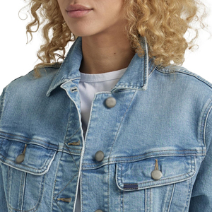 New Fashion Breathable Eco-Friendly Quick Dry Women <b>Denim</b> <b>Jackets</b> Factory Direct Sale Best Price Bulk Quantity - Product Image 6