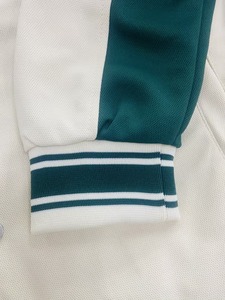 OEM Manufacturer High Quality Varsity <b>Jacket</b> <b>Men</b> Preppy Style Embroidered Letter Logo Green <b>White</b> Baseball Bomber Varsity <b>Jacket</b> - Product Image 4
