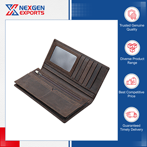 Fabricante Indio de Fundas para Chequera de Cuero PU de Gran Capacidad y Excelente Calidad con Protección RFID a Precio de Mercado con Descuento - Product Image 2