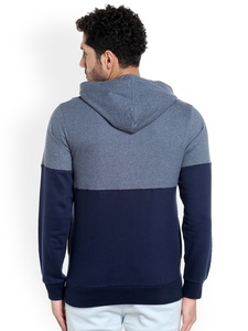 Sudadera con Capucha para Hombre, Diseño Color Block, Corte Regular, Informal, Tejido de Algodón, con Bolsillo, para Otoño - Product Image 3