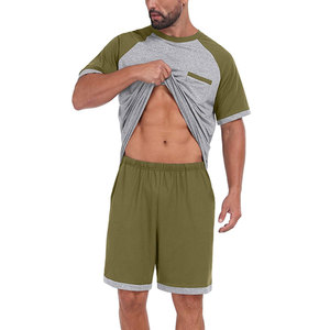 Ensemble assorti pour homme, chemise et short, 100% coton, léger, respirant, écologique, tenue de vacances, fournisseur OEM ODM - Product Image 5