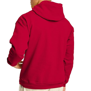 Custom Logo 400G 100% Cotton Heavyweight <b>Fleece</b> <b>Hoodie</b> <b>Oversized</b> Plus Size Men's Winter Print Embroidered Knitted Stock Blank - Product Image 2