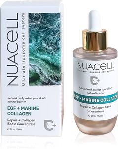 DM.Cell NUA Cell EGF Marine Collagen Boost Serum Ampoule Liquid Elastic Lifting Brightening EGF FGF Cosmético Coreano Facial Todo en Uno - Product Image 1