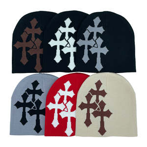 Gorros de lana de invierno para bebés, gorros de punto con dibujos animados, gorros cálidos para recién nacidos, gorros de algodón personalizados para niños, para viajes. - Product Image 3