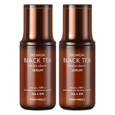 Suero Clásico de Londres Tony Moly, Tratamiento Facial Antienvejecimiento Premium con Ingredientes de Té Negro Premium, 50 ml, 2 Unidades - Product Image 1