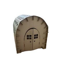 Casa de Juegos Portátil Personalizable Autoensamblable de Cartón Corrugado con Materiales Reciclados Ecológicos para Niños - Product Image 3