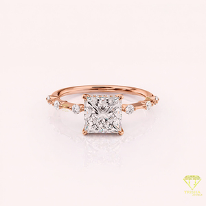 Bague de fiançailles en moissanite de qualité supérieure pour femmes, avec un design élégant et tendance, disponible en grande quantité. - Product Image 5