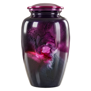 โกศบรรจุอัฐิสำหรับผู้ใหญ่แบบพรีเมียม  วัสดุอะลูมิเนียมเคลือบเงา  งานแฮนด์เมดสำหรับงานศพ  ความจุ 220 คิวบิกอินช์ เป็นมิตรกับสิ่งแวดล้อม - Product Image 4