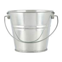 Seau en métal durable de style moderne très tendance avec poignée, capacité personnalisable, pour la maison, le jardin, les mariages, les fêtes et les décorations.