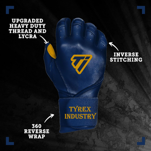 Gants de frappe de baseball de haute qualité, design en cuir souple inspiré de Bruce Bolt, pour un contrôle maximal du bâton. - Product Image 2