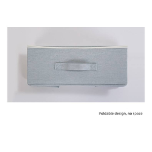 Large Capacity 2-Layer Foldable Fabric <b>Storage</b> Box Organizer with Handles Clothing & Quilt <b>Rectangular</b> <b>Basket</b> & Bin - Product Image 3