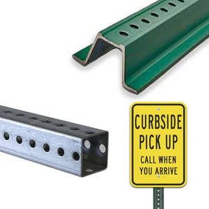 Poteau de signalisation en U au meilleur prix, en acier galvanisé, écologique, étanche, thermolaqué, pour usage routier au Vietnam, OEM ODM - Product Image 4