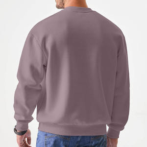 Sweat-shirt à col rond 100% coton pour homme, sweat-shirts à col rond personnalisés, sweat-shirt à manches longues en tissu éponge pour homme, français - Product Image 6