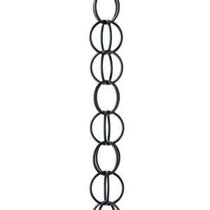 Chaîne de pluie minimaliste en fer pour jardin extérieur, drainage décoratif de l'eau de pluie, design paysager moderne - Product Image 4