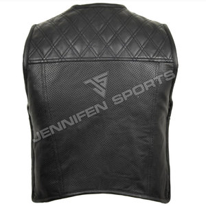 Chaleco de Cuero para Motociclistas al por Mayor, Chaleco de Cuero Premium para Motociclistas, Resistente al Agua y al Viento para Invierno - Product Image 5