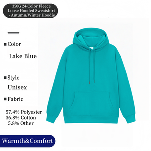 Sweat à capuche surdimensionné en molleton doublé de haute qualité, design épaules tombantes, pour homme, qualité supérieure - Product Image 6