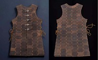 Armure Médiévale Artisanale : Armure de Chevalier Viking en Cuir Réglable pour Halloween, Fête Renaissance, Jeu de Rôle Corporel