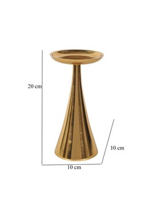 Support de bougie doré en laiton fait main de qualité supérieure, porte-bougie chauffe-plat en laiton pour table, vente en gros - Product Image 4