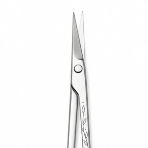 Ciseaux à sourcils en acier inoxydable, lame droite et aiguisée, pour droitiers, outil de beauté et de soin - Product Image 5